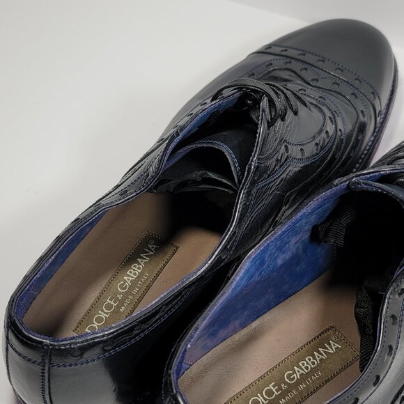 DOLCE & GABBANA Pre-Owned Limited Edition Purple Derby - Picture 11 of 15